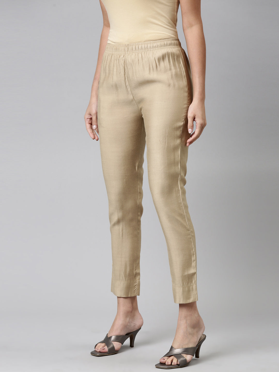 Buy Gold Parallel Pants Online - Shop for W